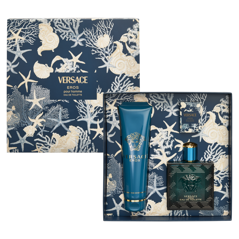Versace Eros Pour Homme Eau De Toilette Gift Set 100ml