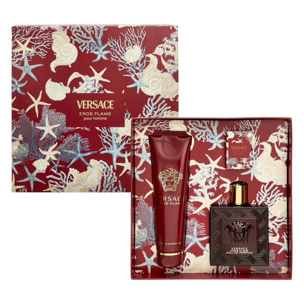 Versace Eros Flame Eau De Parfum Gift Set 100ml