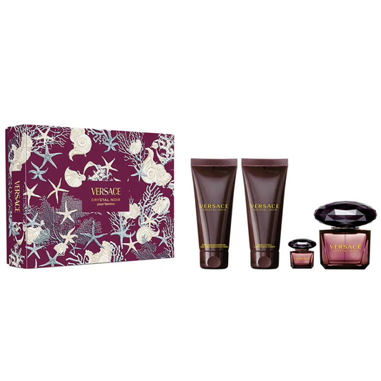 Versace Crystal Noir Eau De Parfum Gift Set 90ml