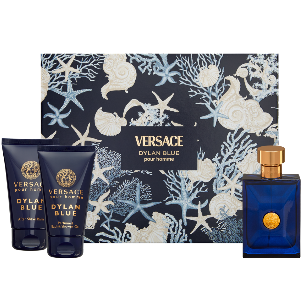 Versace Dylan Blue Pour Homme Eau De Toilette Gift Set 50ml