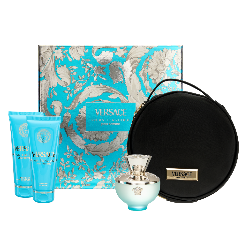 Versace Dylan Turquoise Pour Femme Eau De Toilette Gift Set 100ml