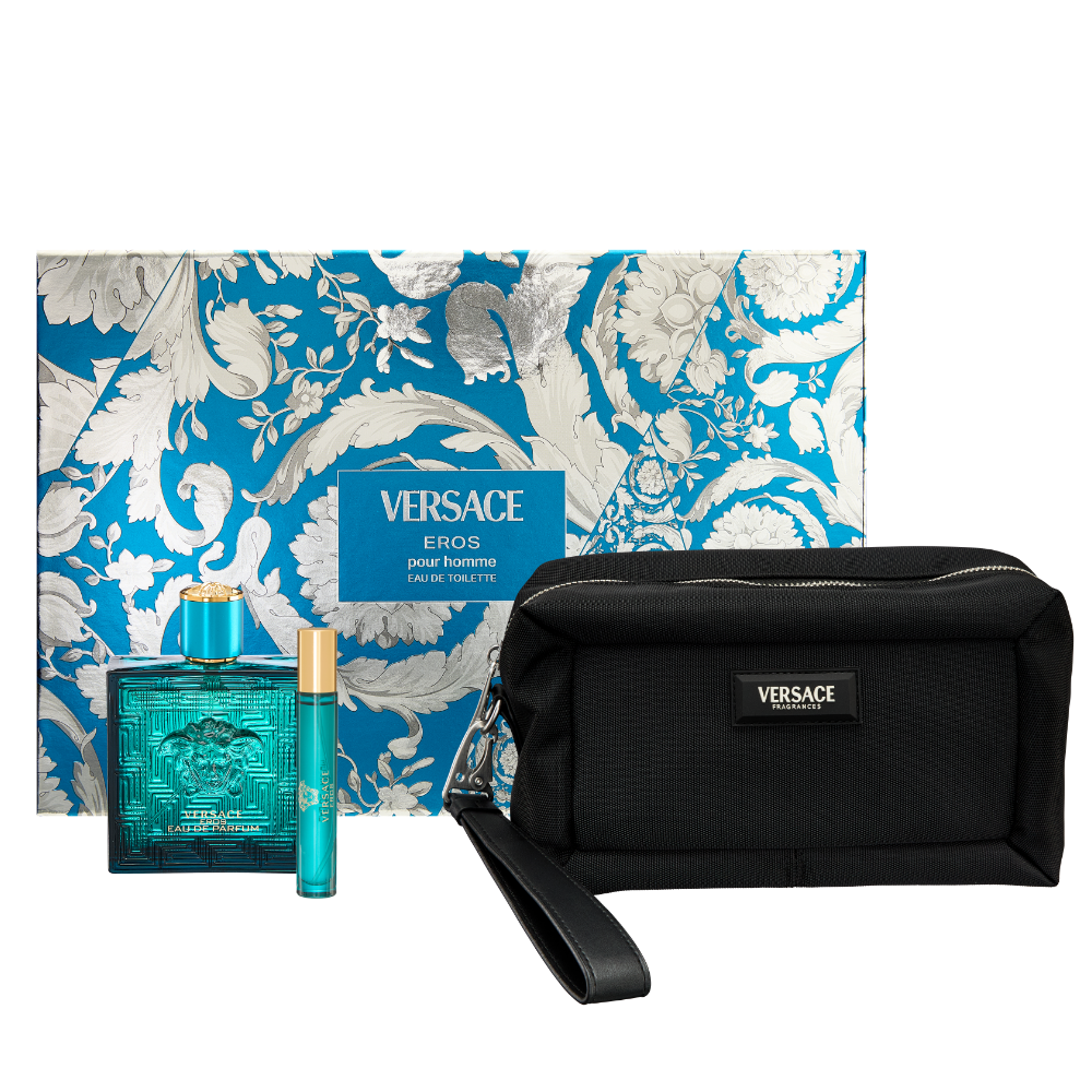Versace Eros Pour Homme Eau De Toilette Gift Set 100ml