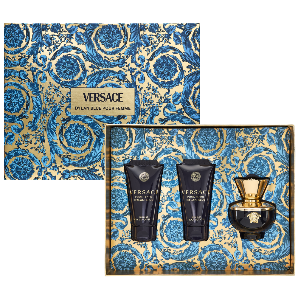Versace Dylan Blue Pour Femme Eau De Parfum Gift Set 50ml