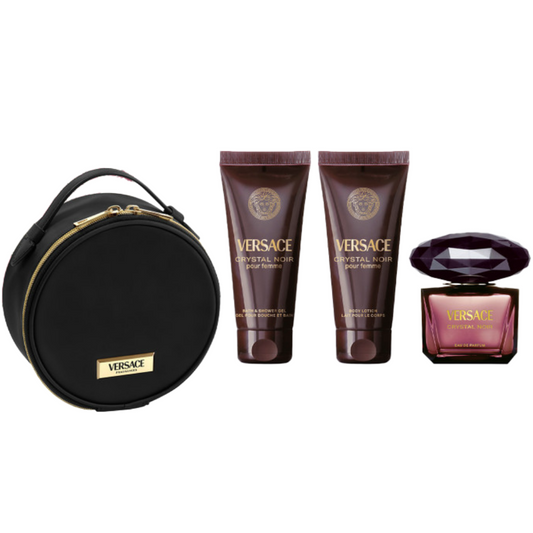 Versace Crystal Noir Eau De Parfum Gift Set 90ml