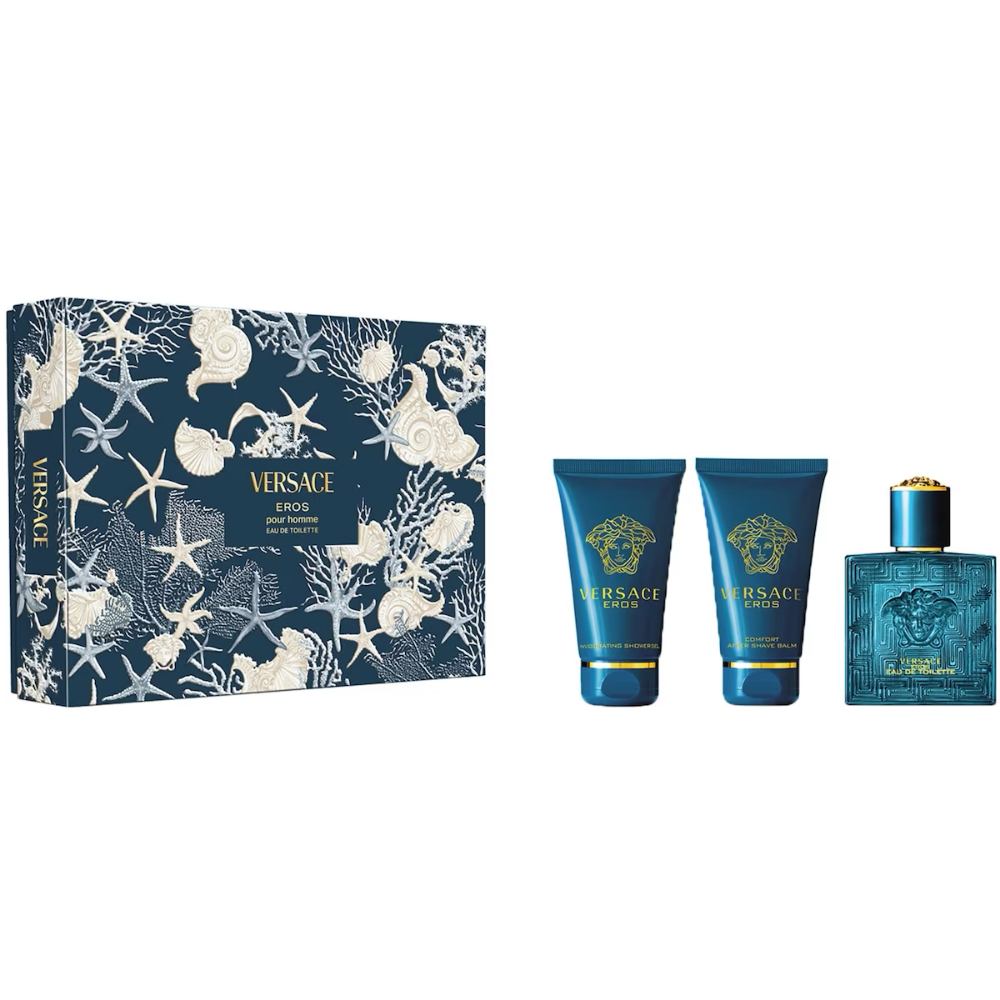 Versace Eros Pour Homme Eau De Toilette Gift Set 50ml