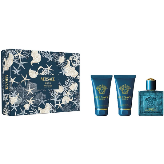 Versace Eros Pour Homme Eau De Toilette Gift Set 50ml