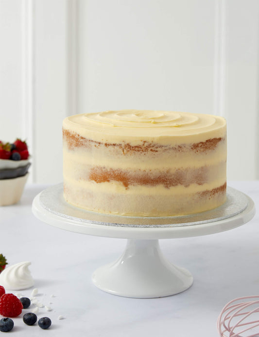 Vanilla Naked Cake (Serves 24)