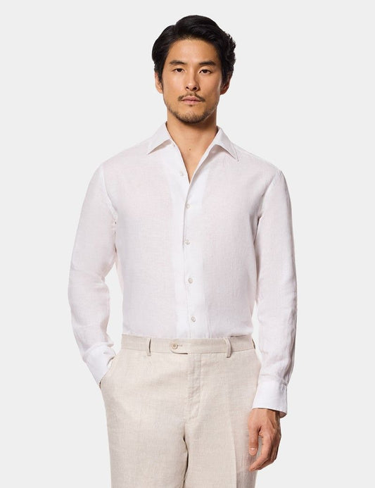 White Linen Shirt