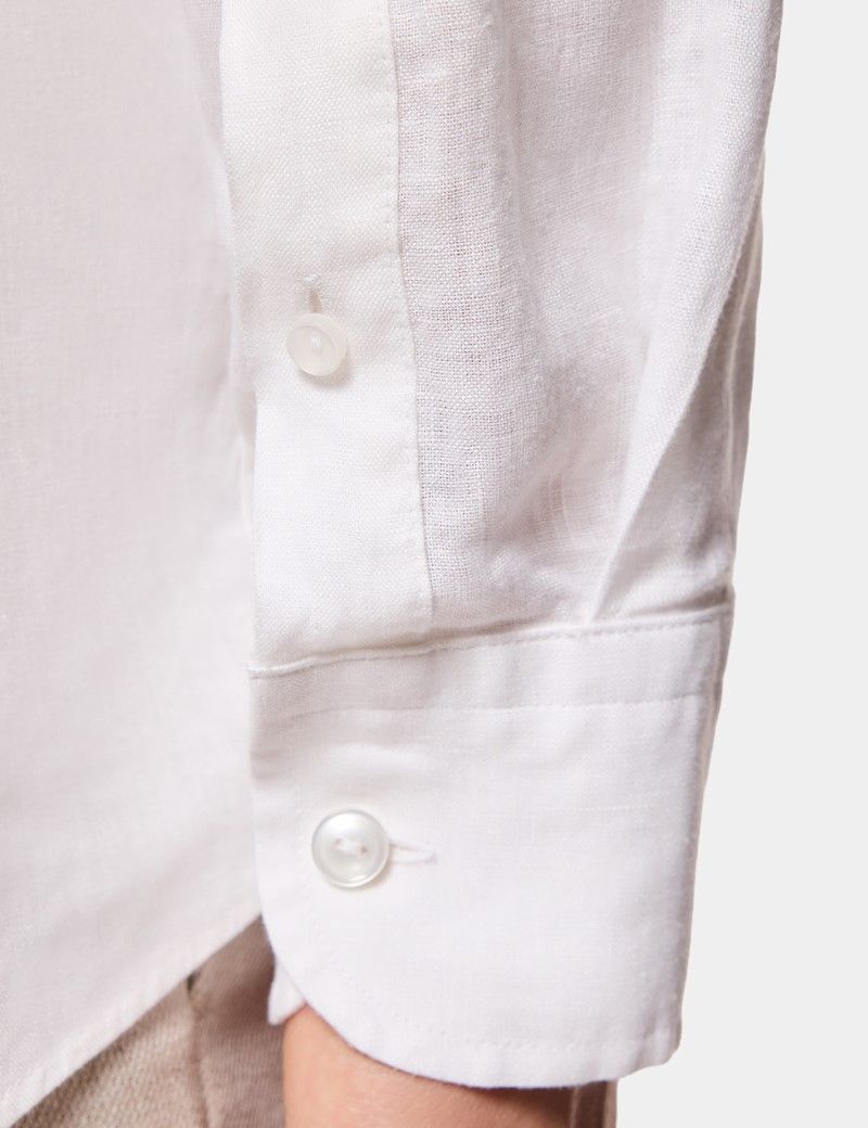 White Linen Shirt