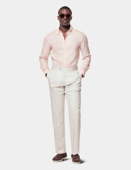 Apricot Linen Shirt