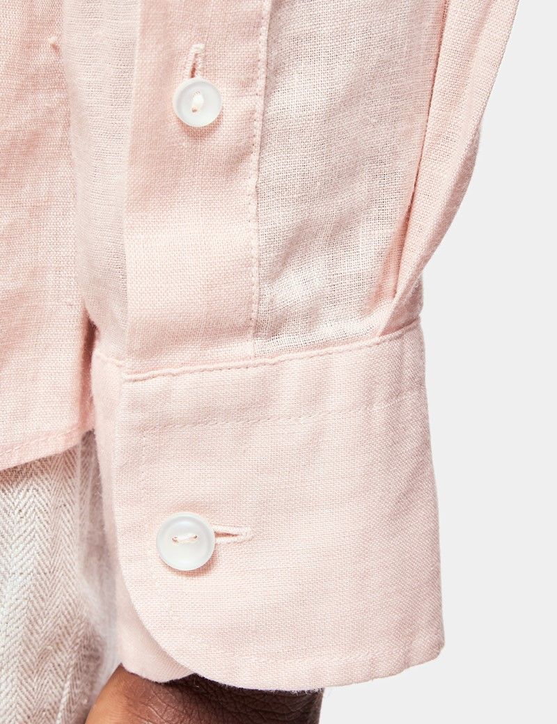 Apricot Linen Shirt