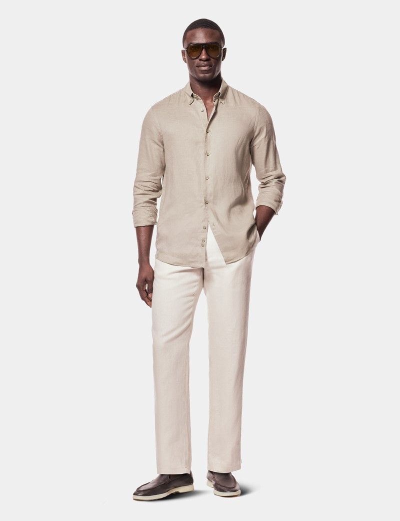 Khaki Linen Shirt