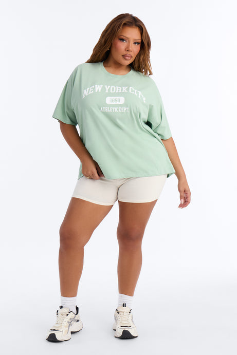 NYC 1898 Classic Washed T-Shirt - Sage