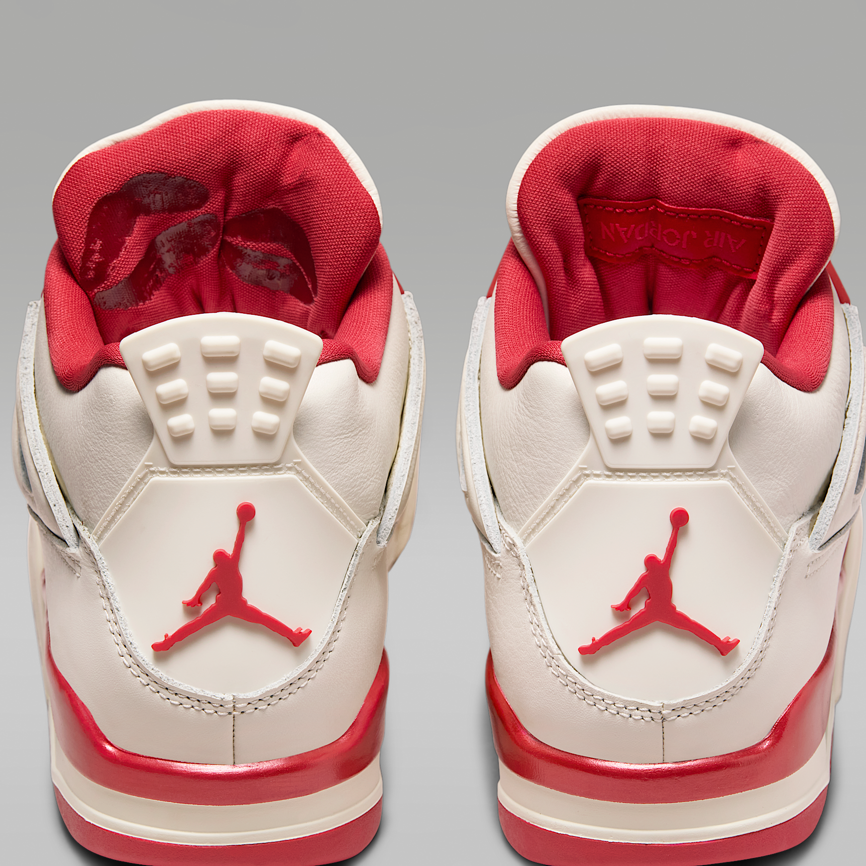 Air Jordan 4 Retro 'Pale Ivory and Tough Red'