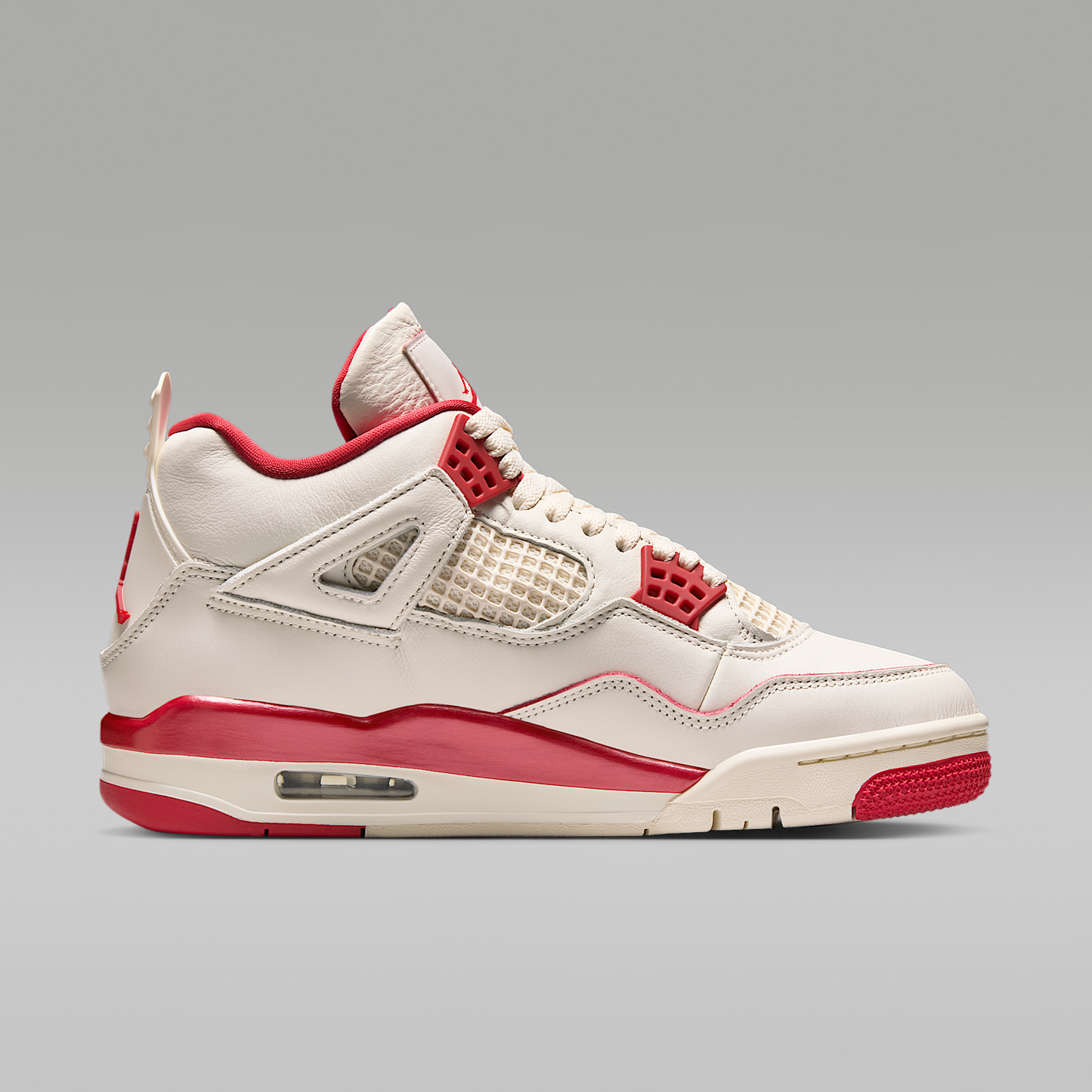 Air Jordan 4 Retro 'Pale Ivory and Tough Red'