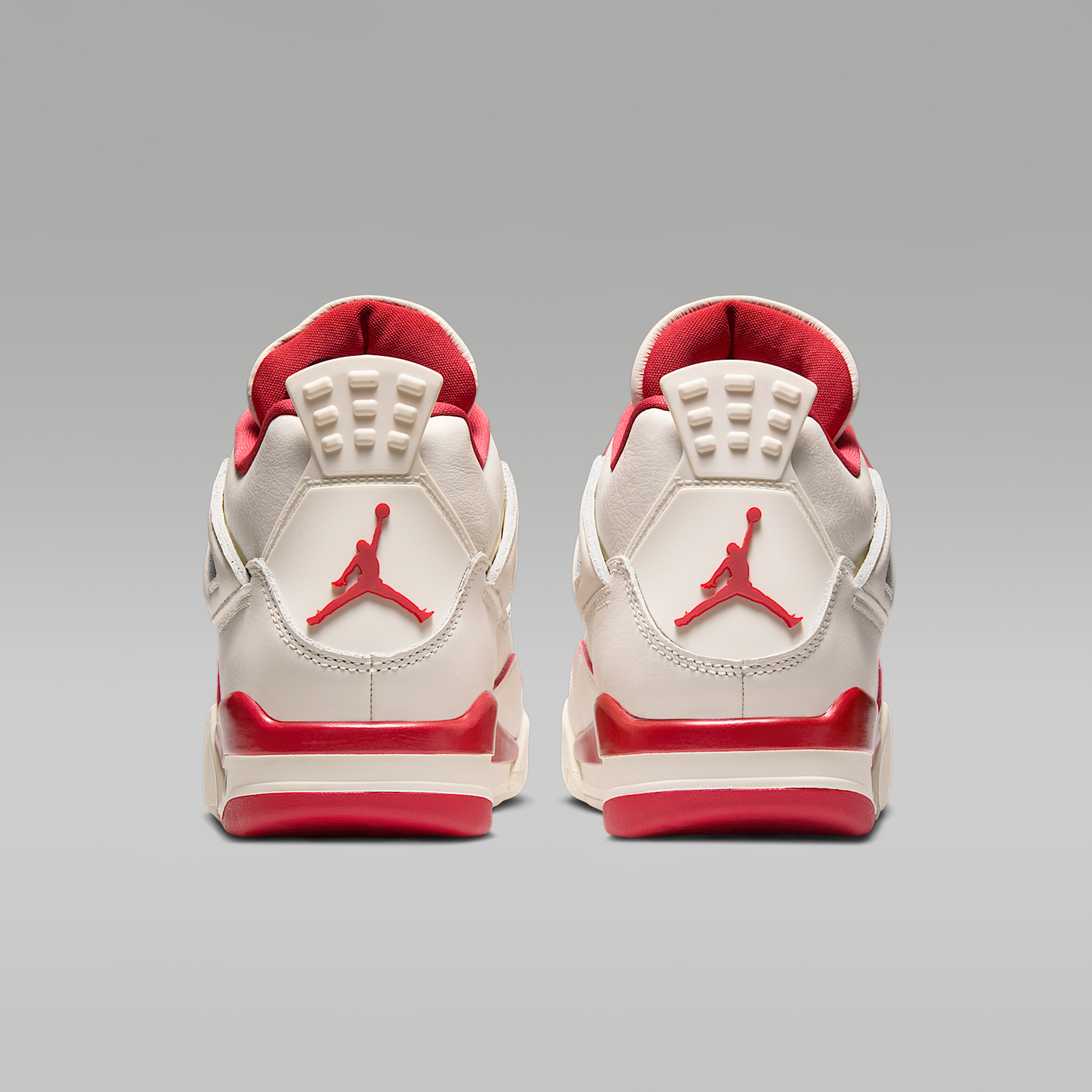 Air Jordan 4 Retro 'Pale Ivory and Tough Red'