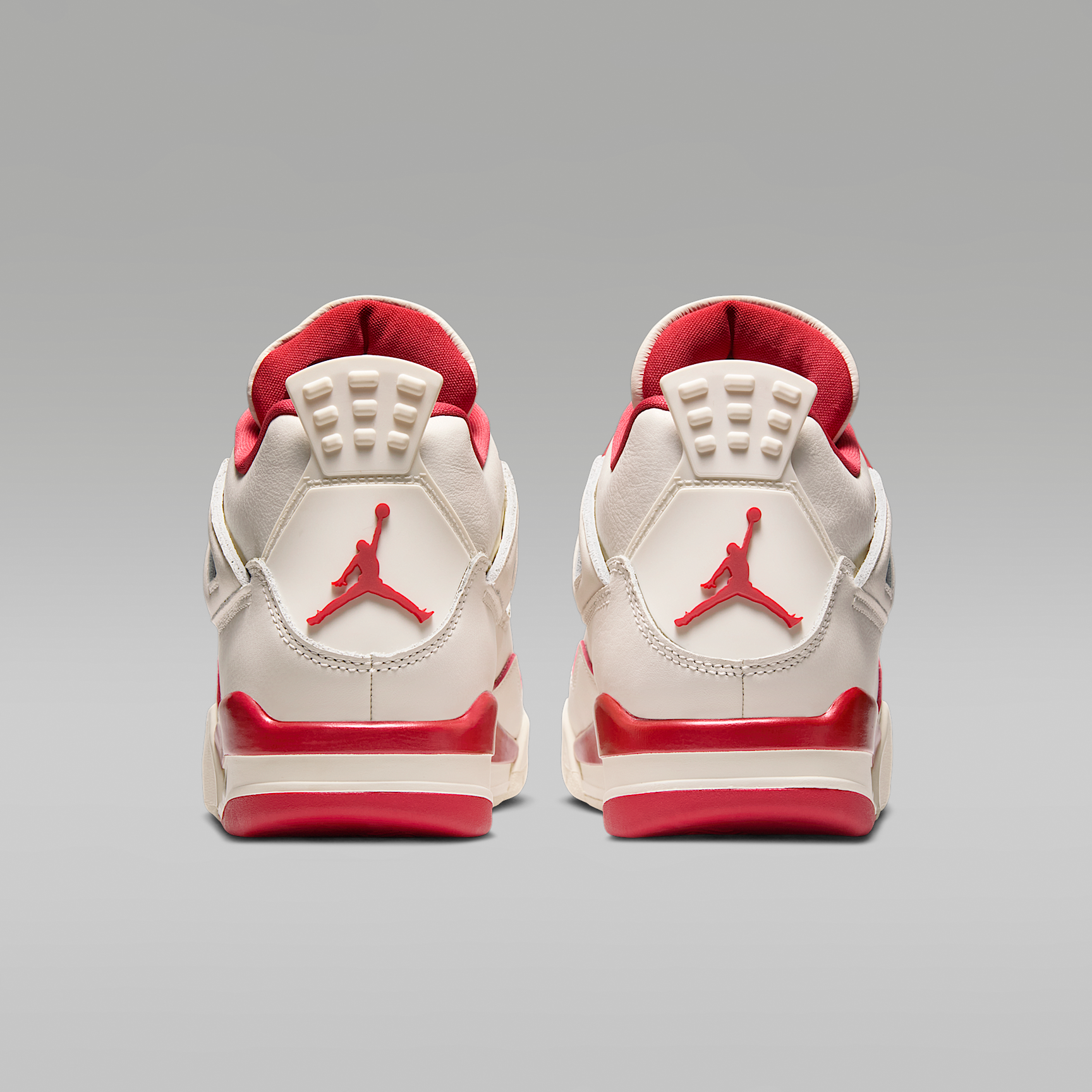 Air Jordan 4 Retro 'Pale Ivory and Tough Red'