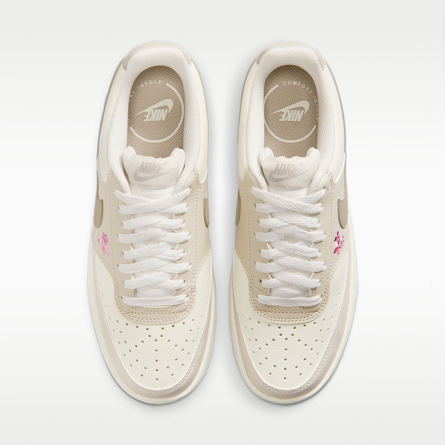 Nike Court Vision Low SE 'Stitched Floral' Women's Shoes