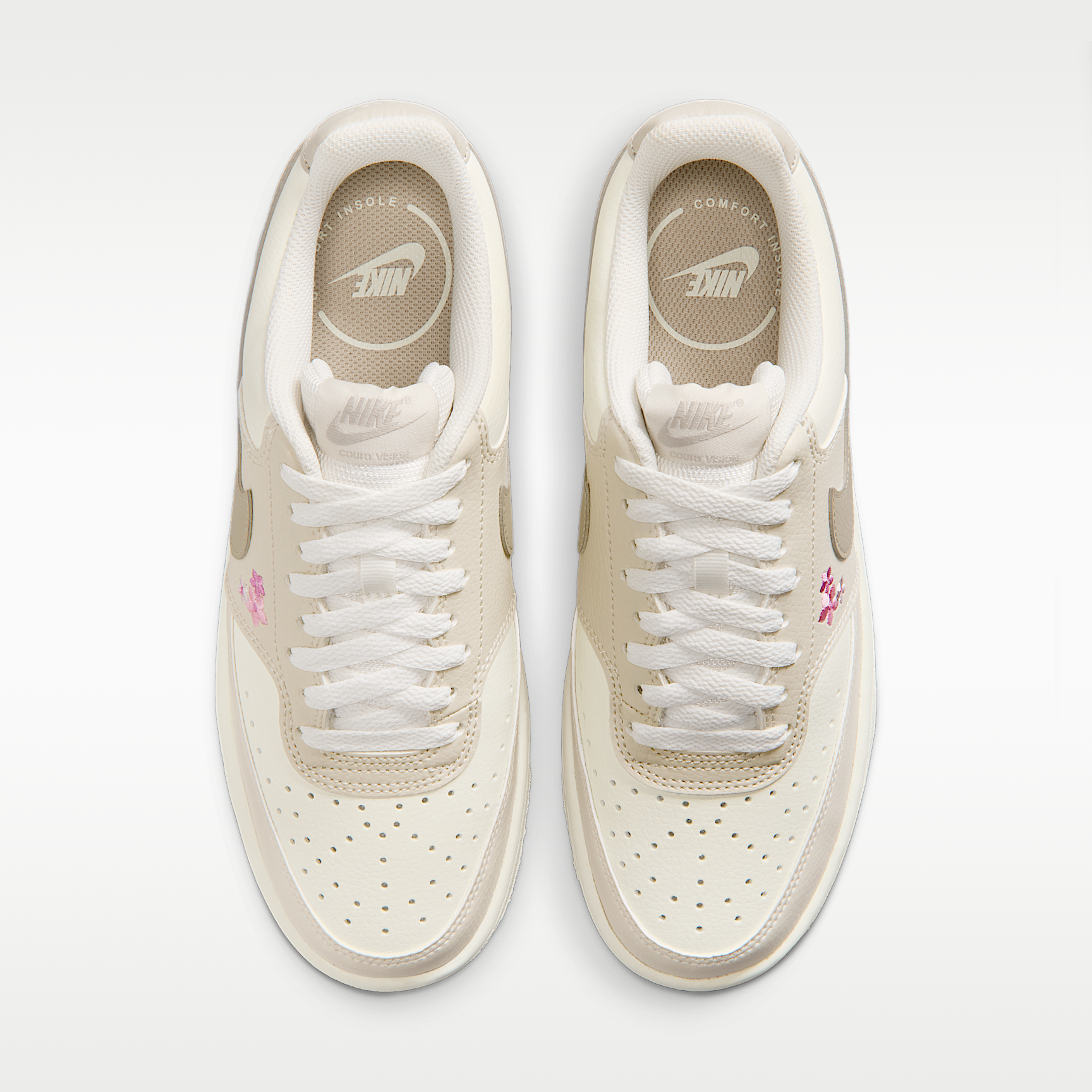 Nike Court Vision Low SE 'Stitched Floral' Women's Shoes