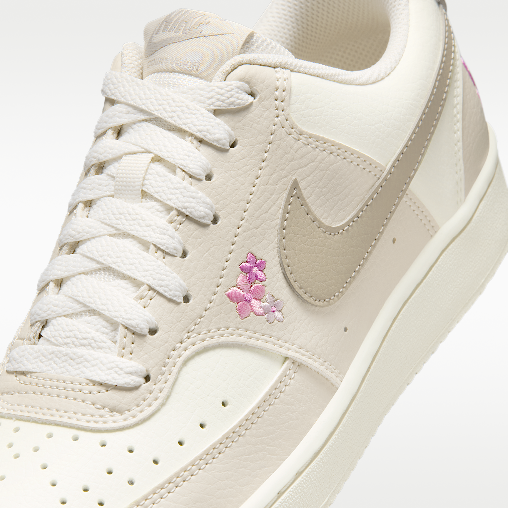 Nike Court Vision Low SE 'Stitched Floral' Women's Shoes