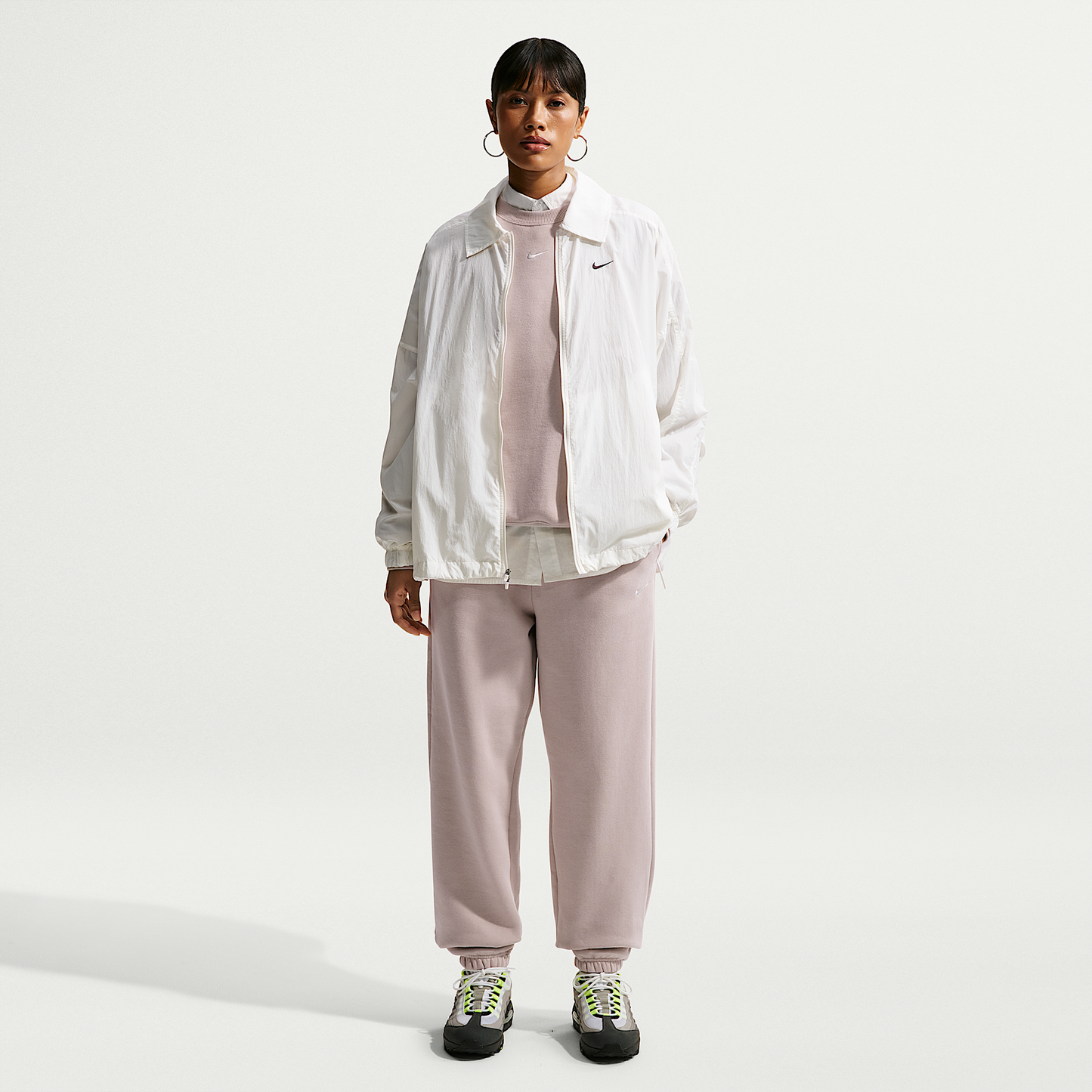 Nike Studio Fleece Medium Weight Women's High-Rise Oversized Cuffed Trousers