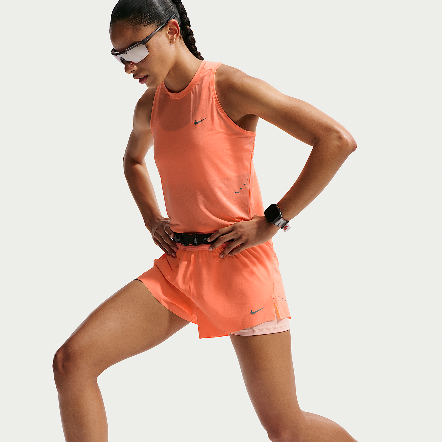 Nike Swift Women's Dri-FIT Mid-Rise 2-in-1 Running Shorts