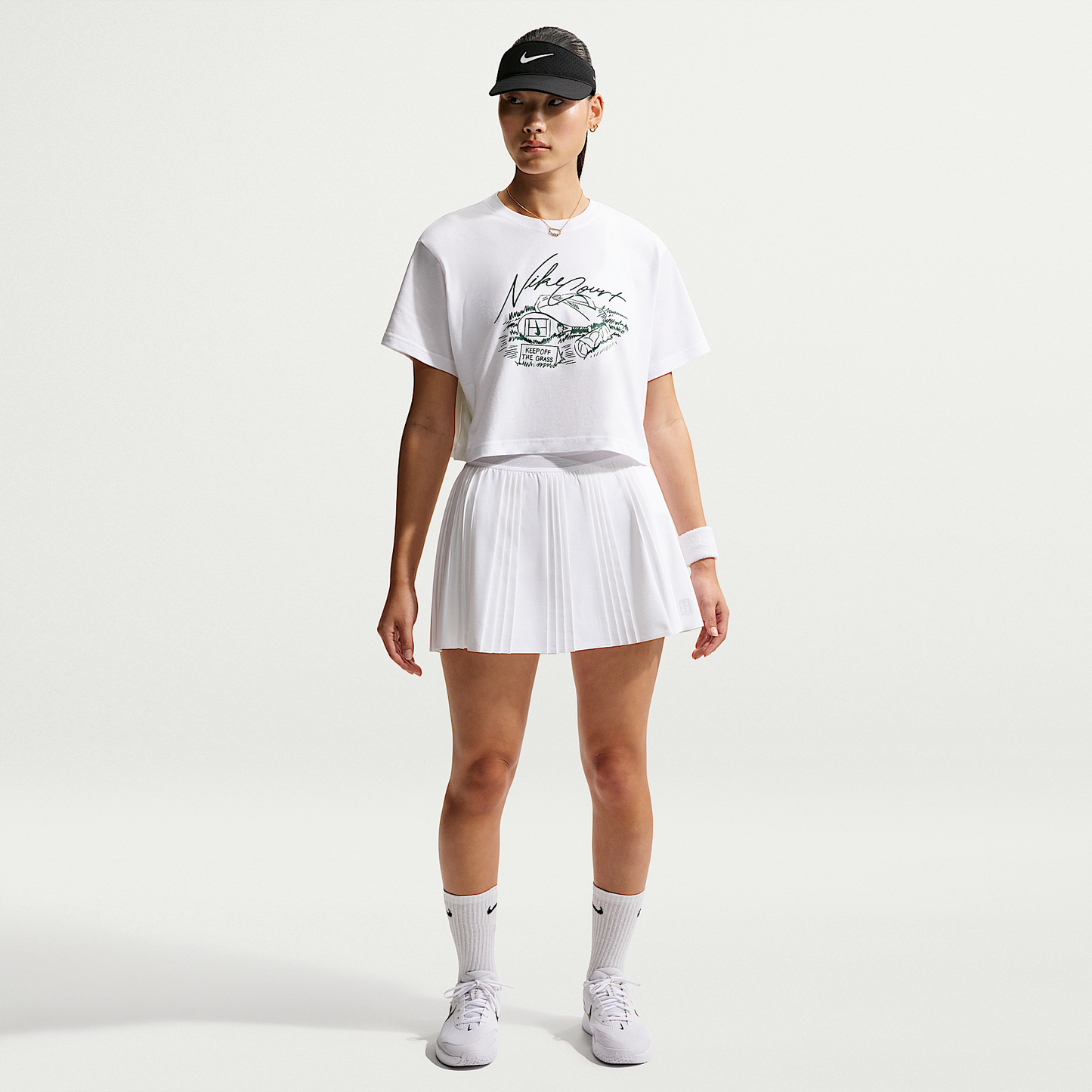 Nike Women's Cropped Tennis T-Shirt