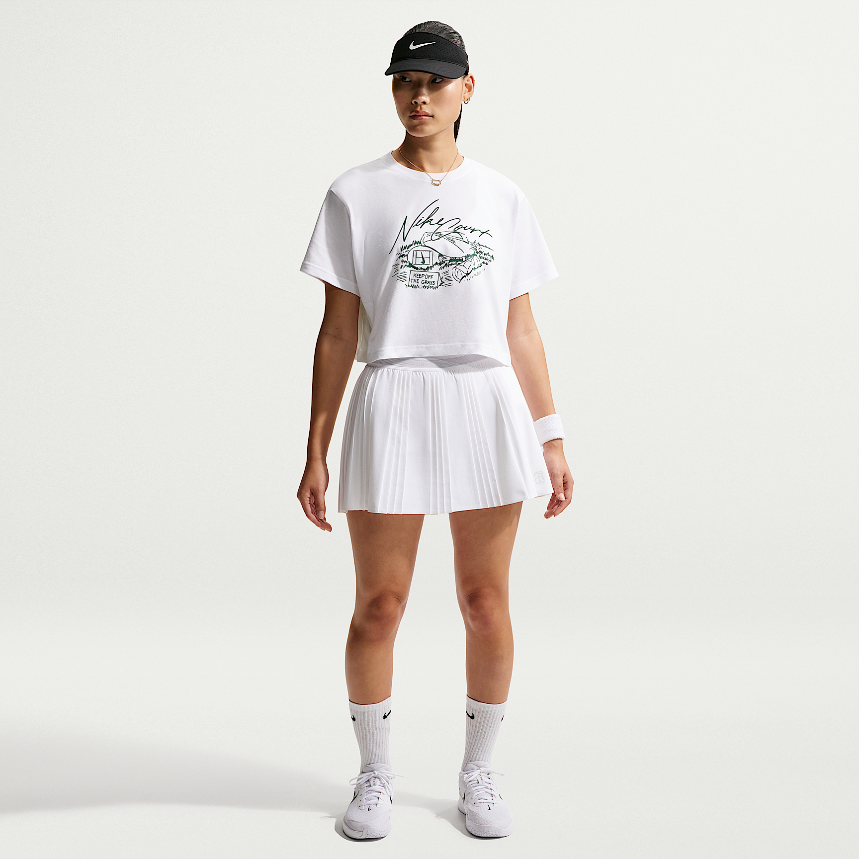 Nike Women's Cropped Tennis T-Shirt