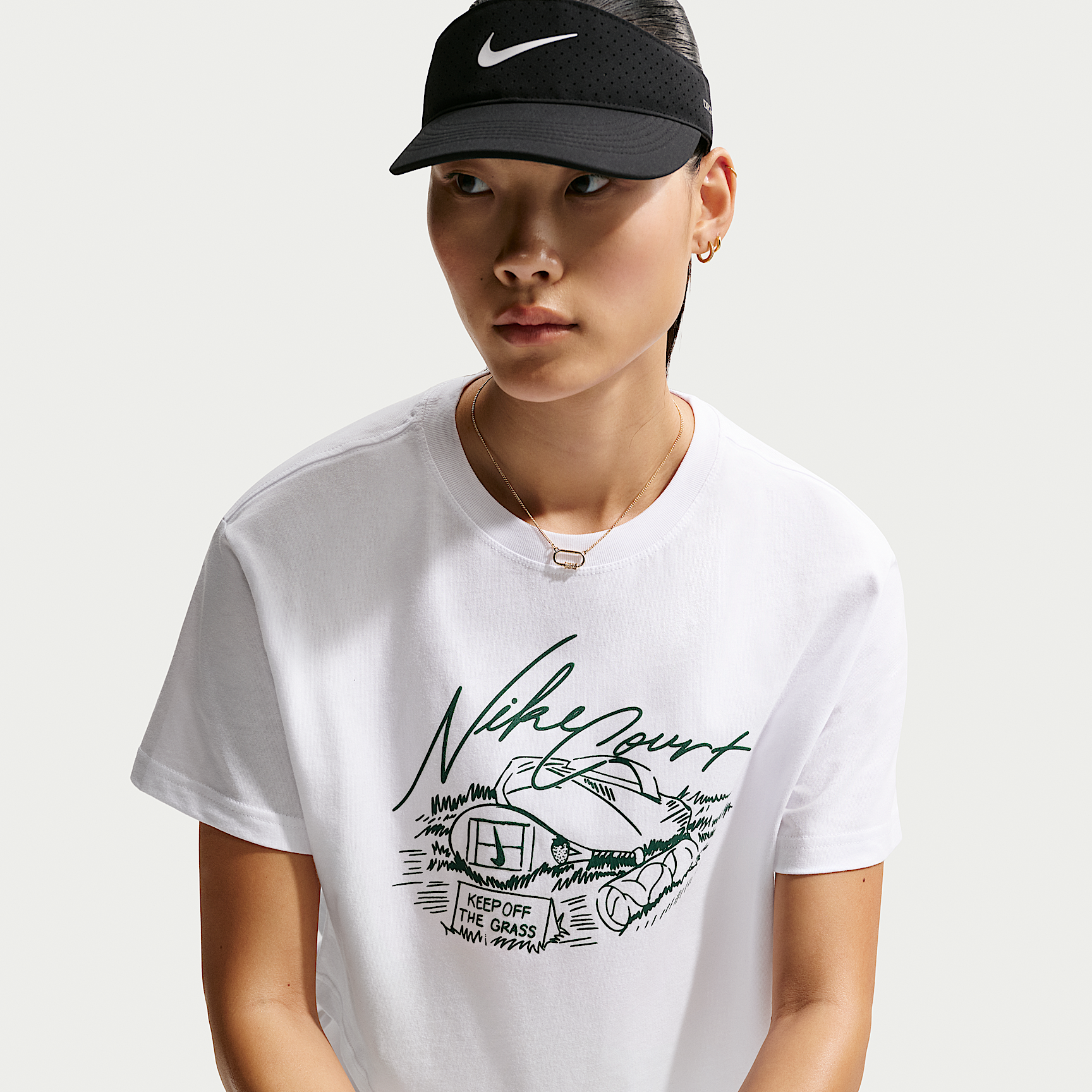 Nike Women's Cropped Tennis T-Shirt