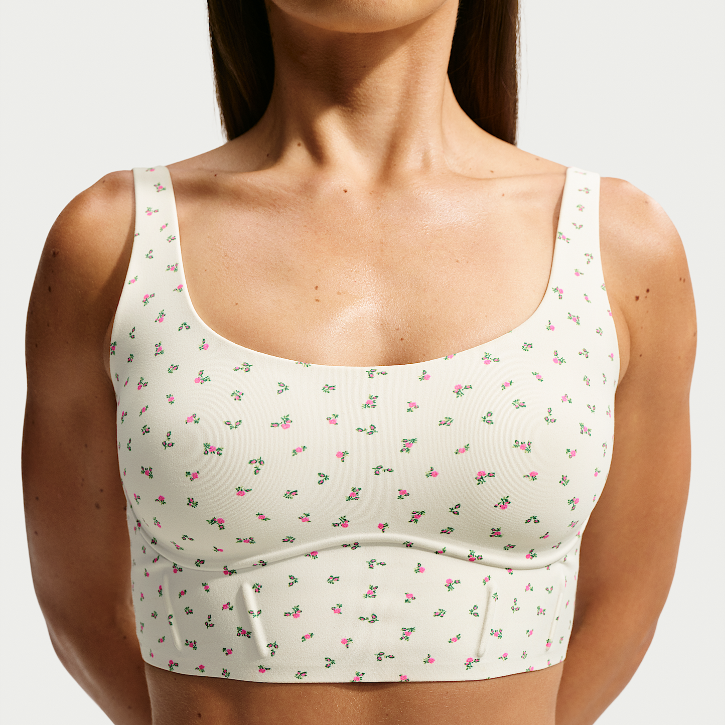 NikeSKIMS Matte Women's Printed Long-Line Corset Bra