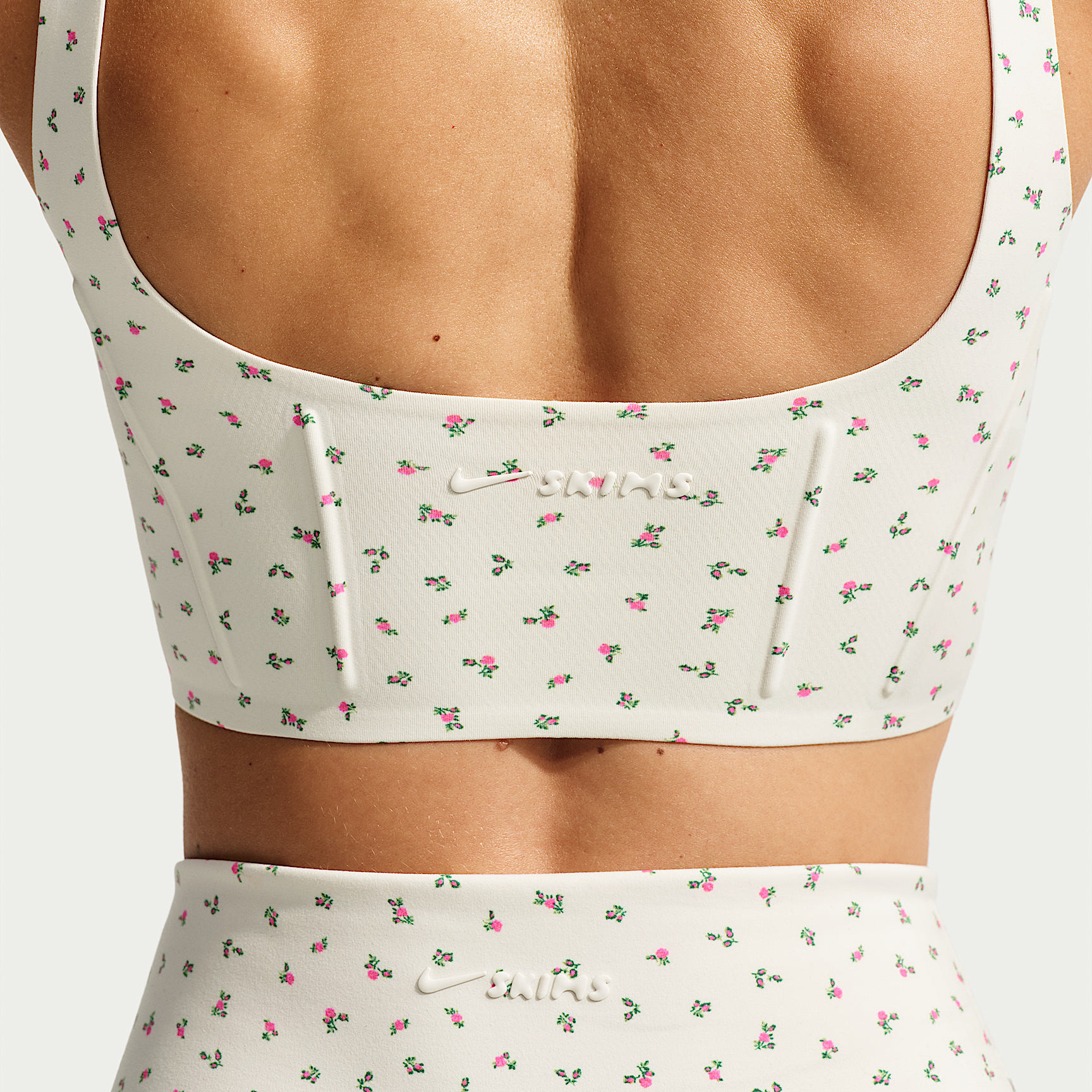 NikeSKIMS Matte Women's Printed Long-Line Corset Bra