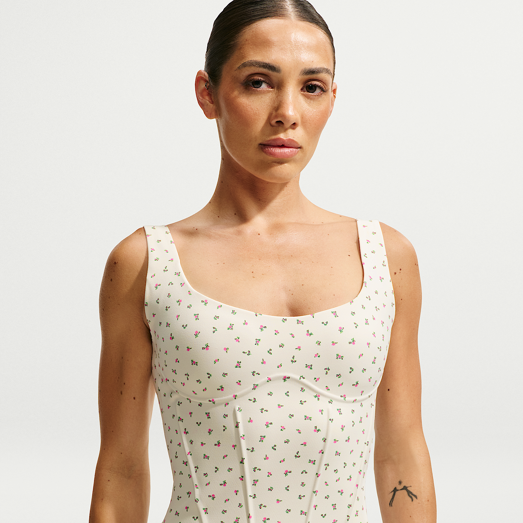 NikeSKIMS Matte Women's Printed Corset 7.5cm (approx.) Bodysuit