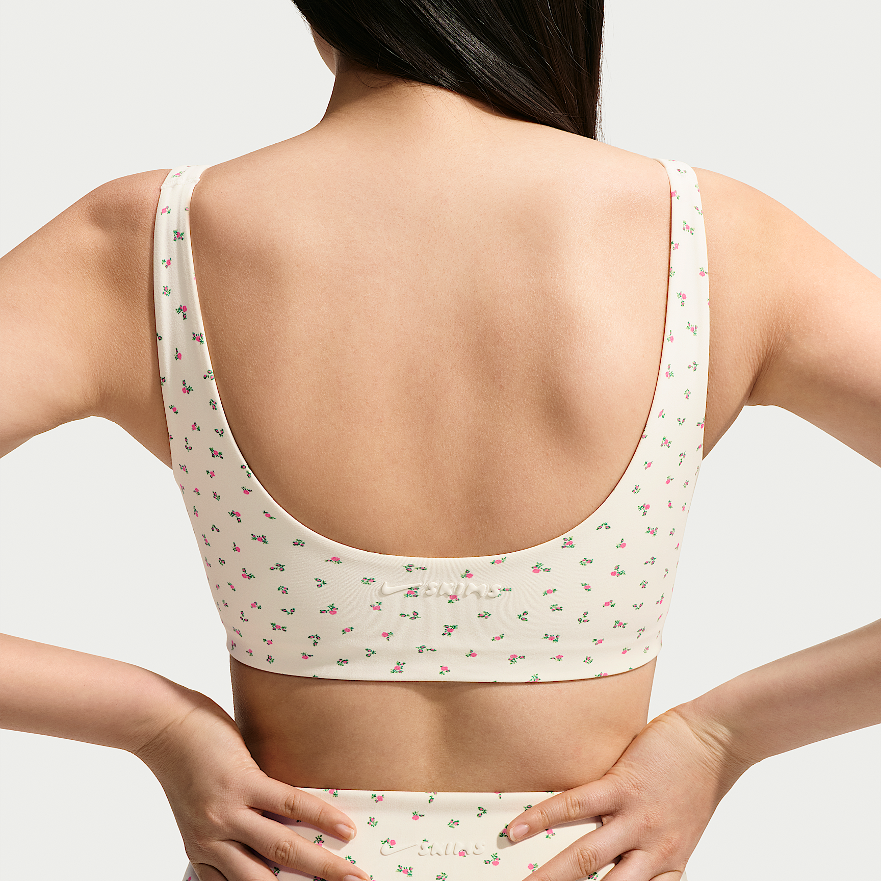 NikeSKIMS Matte Women's Printed Scoop-Neck Bra