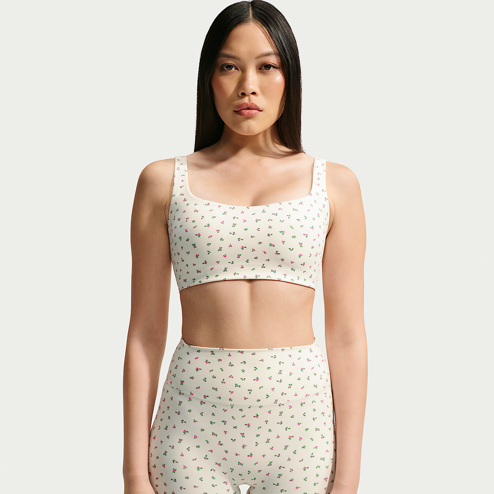 NikeSKIMS Matte Women's Printed Scoop-Neck Bra