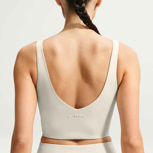 NikeSKIMS Matte Women's V-Neck Long-Line Bra