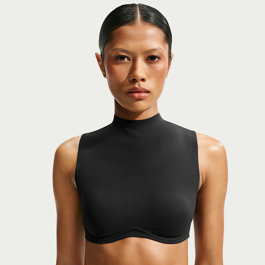 NikeSKIMS Studio Stretch Women's Light-Support Mock-Neck Sports Bra