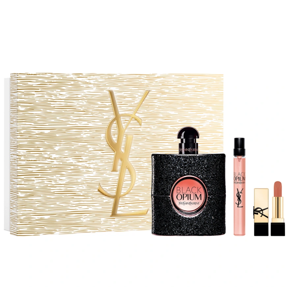 Yves Saint Laurent Black Opium Eau De Parfum Gift Set 90ml