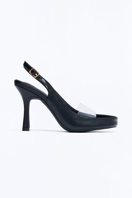 No Games Slingback Heels - Black