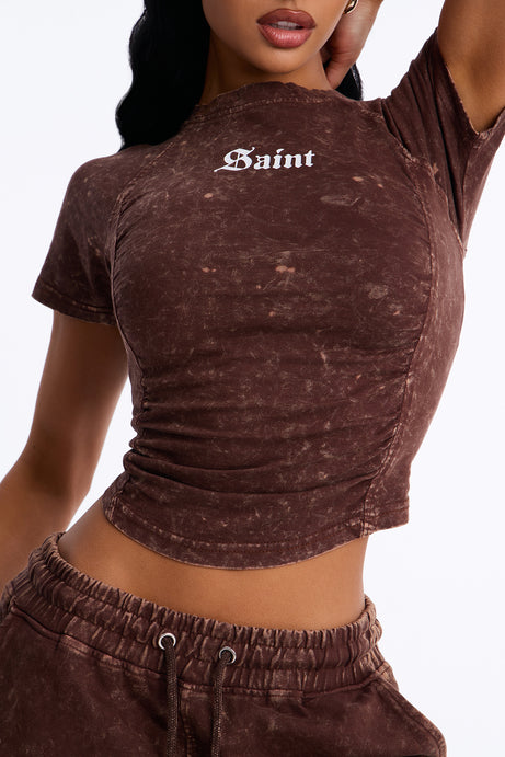 Saint Baby Tee Pant Set