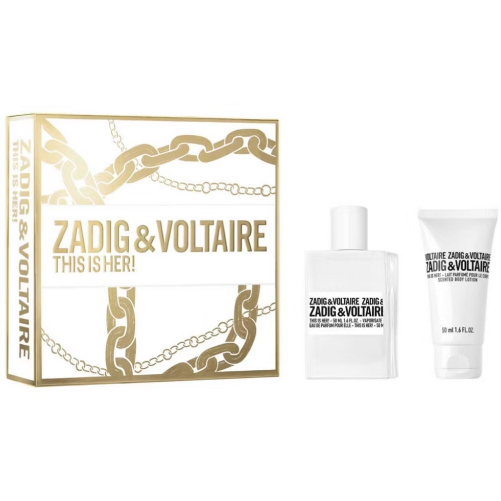 Zadig & Voltaire This Is Her Eau De Parfum Gift Set 50ml