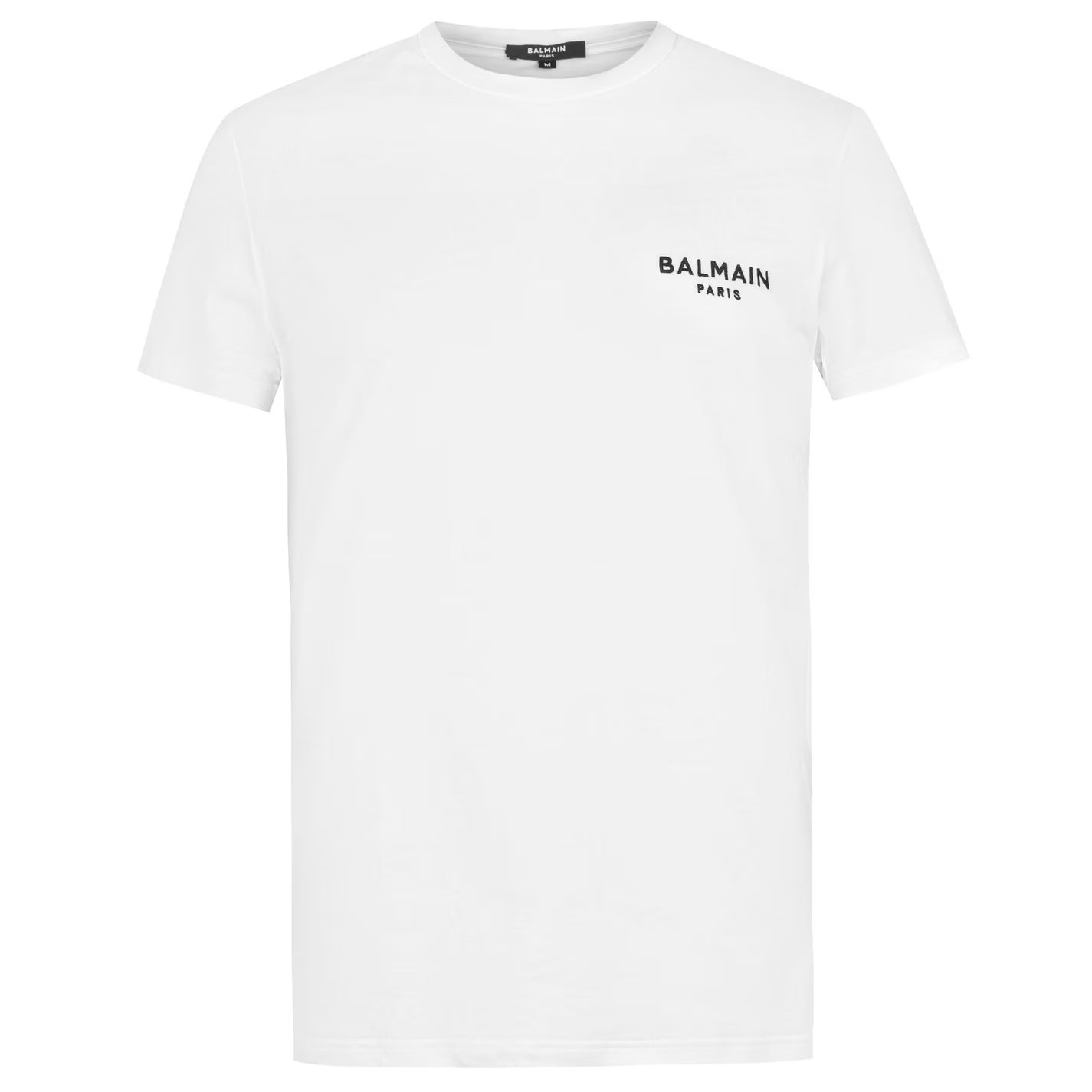 BALMAIN Men's Cotton Chest Logo T-Shirt