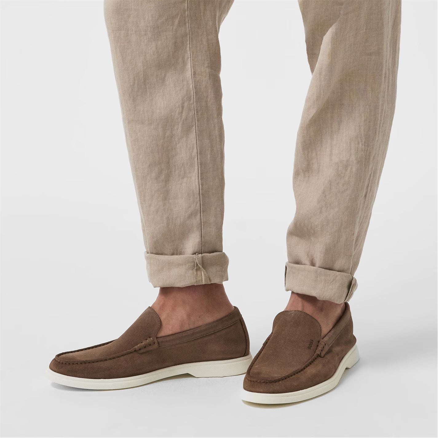 Men's Sienne Logo Embossed Loafers