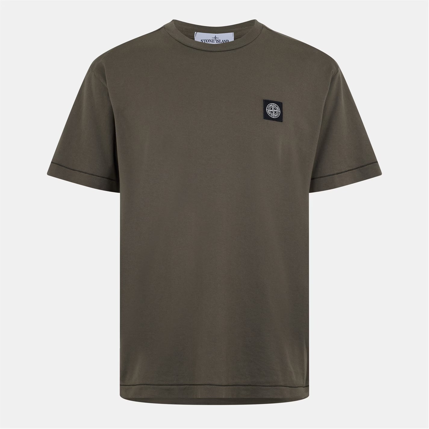 STONE ISLAND Men's Cotton Compass Logo Patch T-Shirt