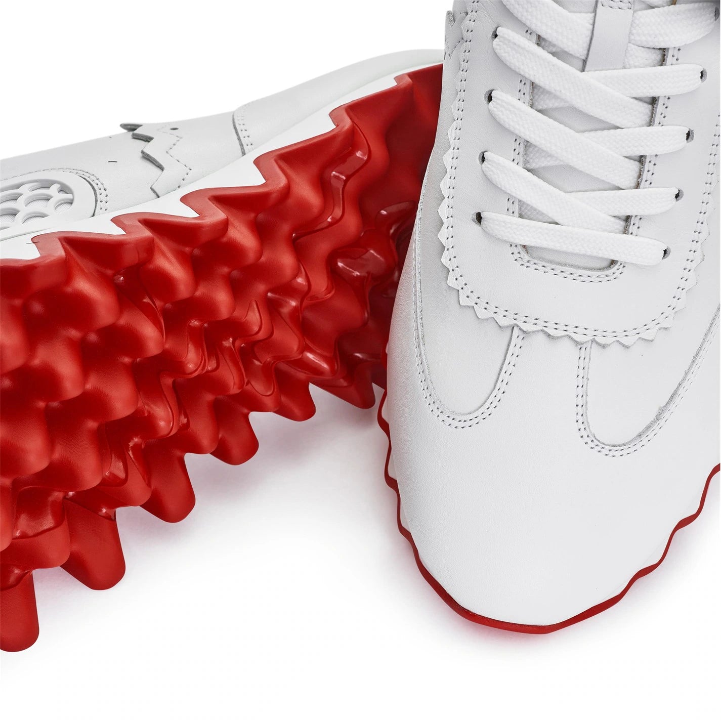 Women's Leather Loubishark Trainers