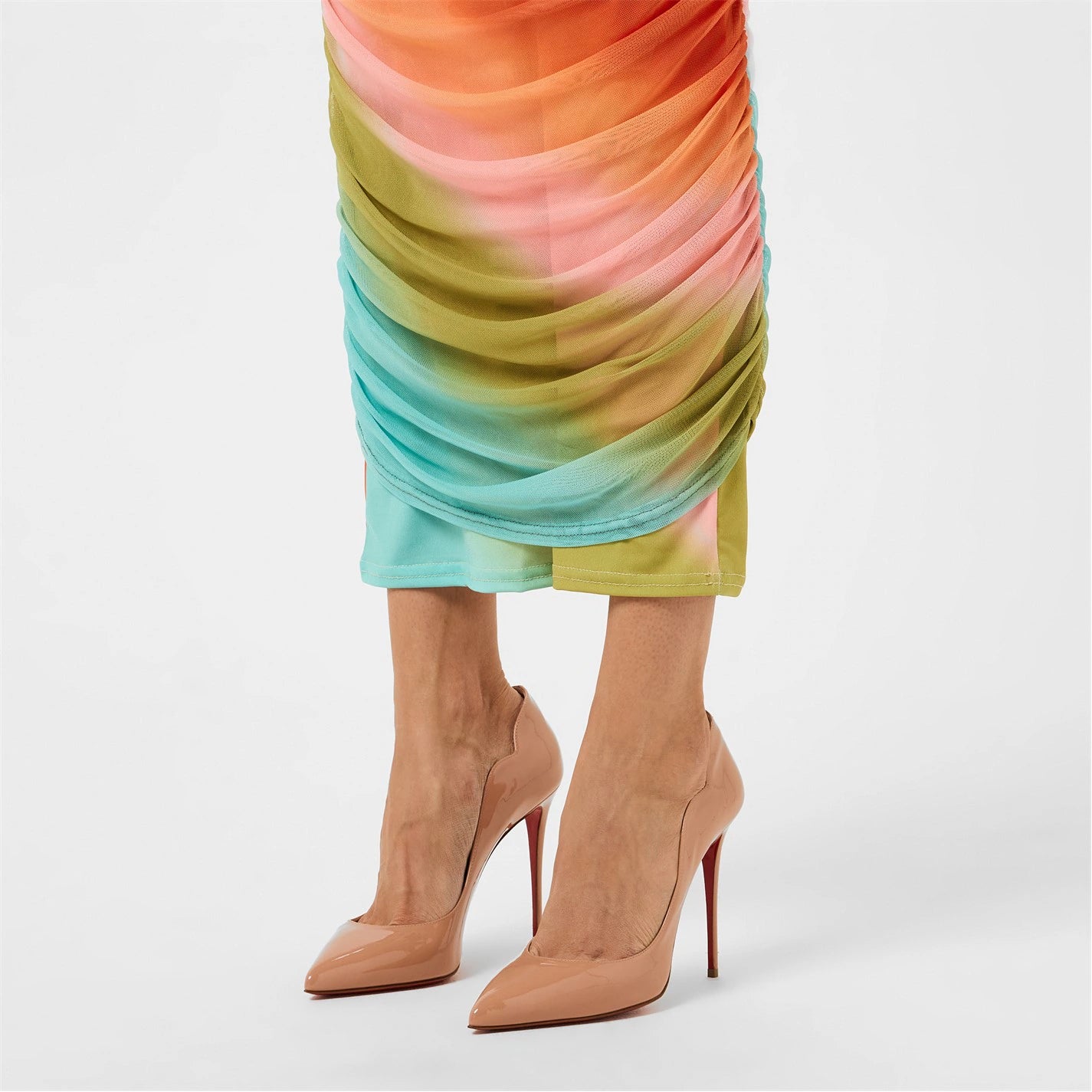 Women's Hot Chick Leather Pumps, 100mm