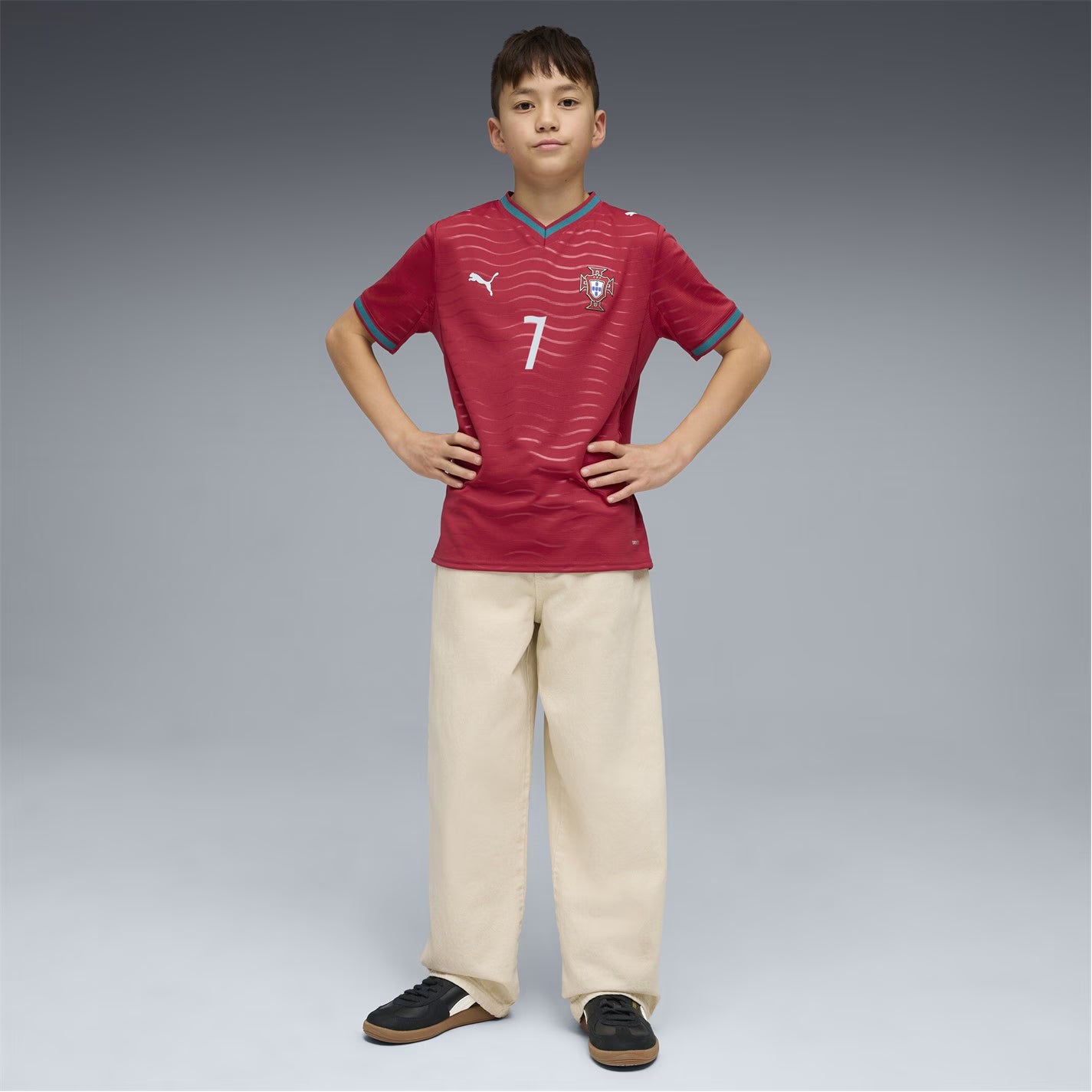 Puma Portugal Ronaldo Home Shirt World Cup 2026 Juniors