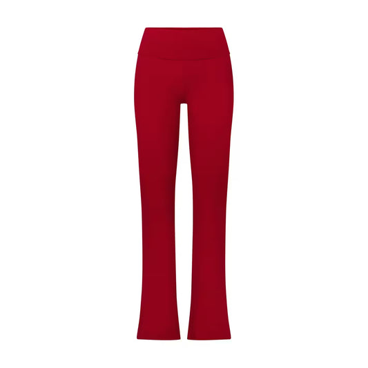 Womens Cotton Jersey Foldover Pant