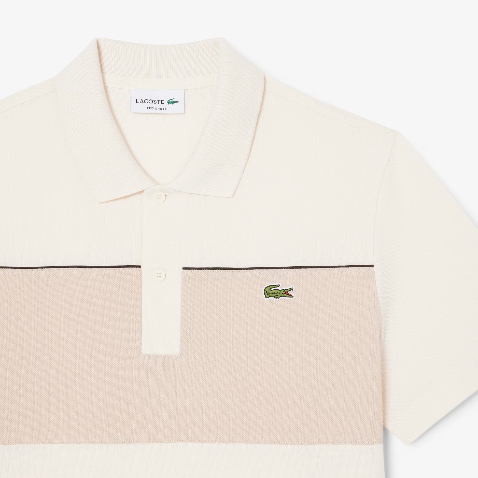 Regular Fit Colour-Block Piqu e9 Polo Shirt