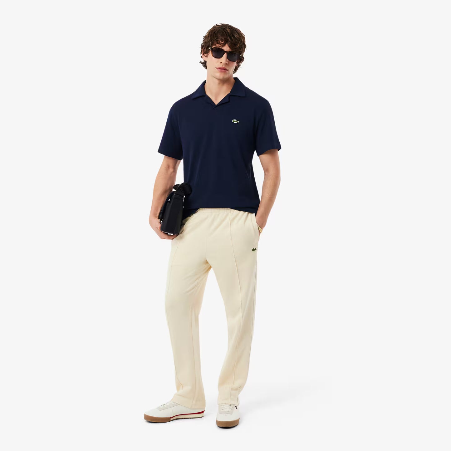 Classic Fit Cotton-Linen Polo Shirt