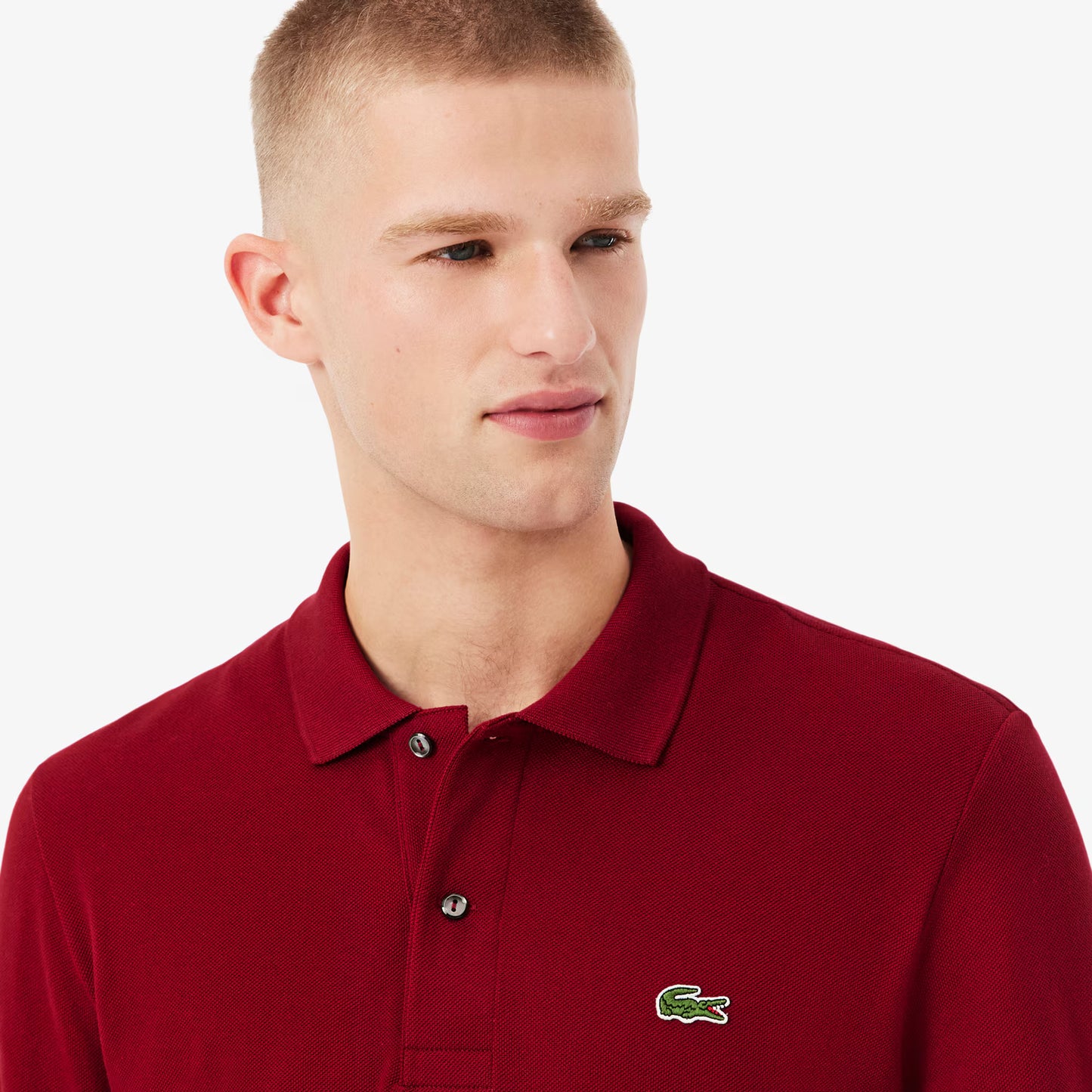 Classic Fit Long Sleeved L.12.12 Polo Shirt